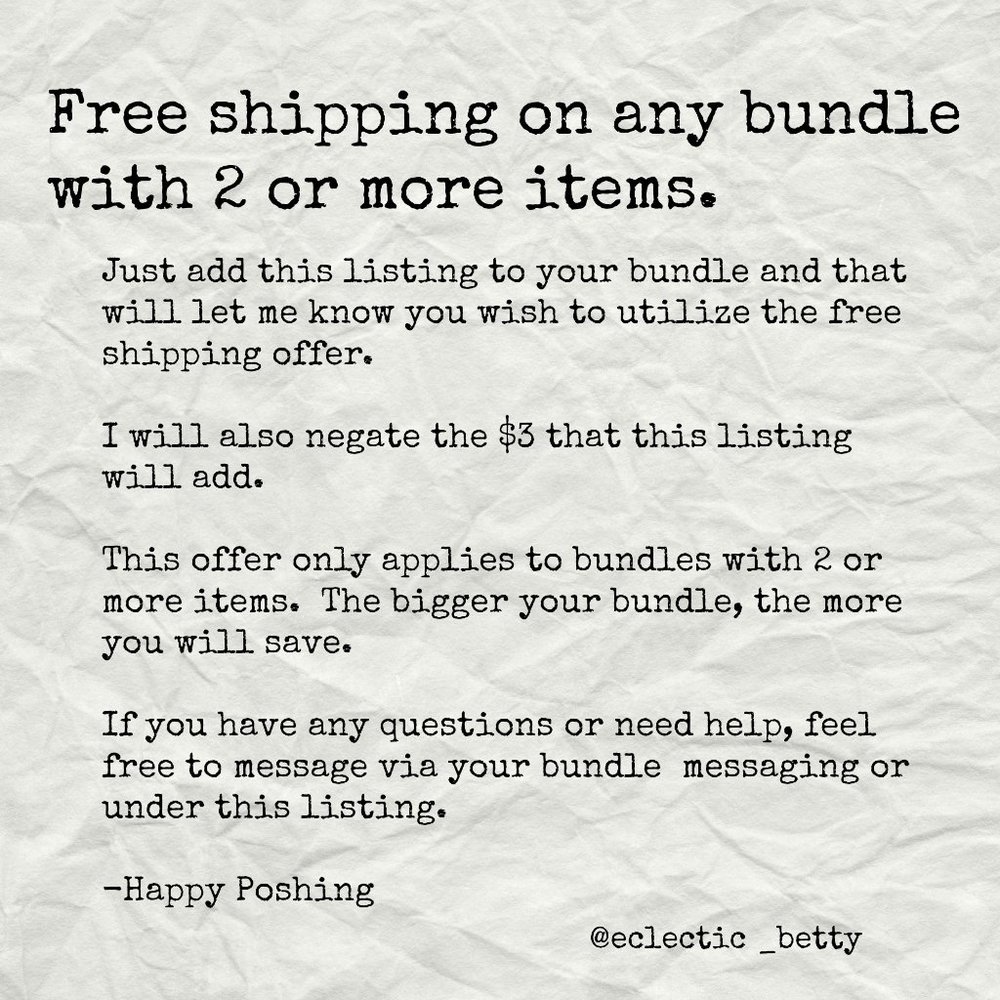 Just Add This Listing To Your 2+ Bundle - Picture 2 of 2